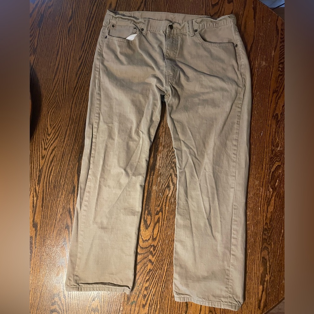 Levi 505 White Tabs